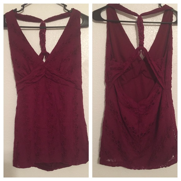 Gorgeous! Lacy, Long & Lean Racerback