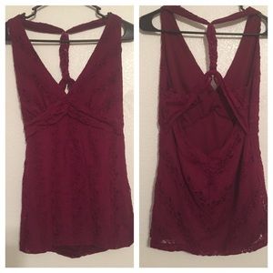 Gorgeous! Lacy, Long & Lean Racerback