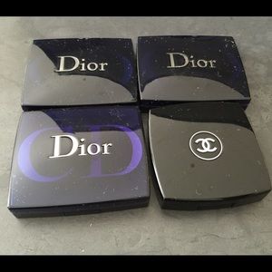 3 Christian Dior Eye Shadow Palettes and 1 Chanel
