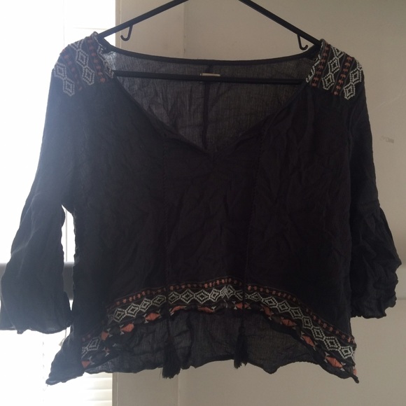 Boho Hollister Crop-Top