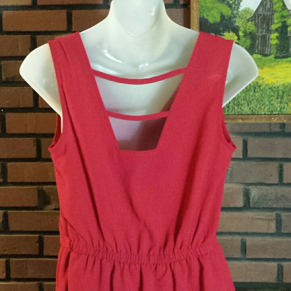 🚫SOLD!!🚫 BEBOP - Cherry Red Dress Size Medium - Picture 2 of 4