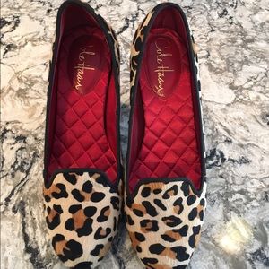 Cole Haan leopard calf hair air Morgan pumps