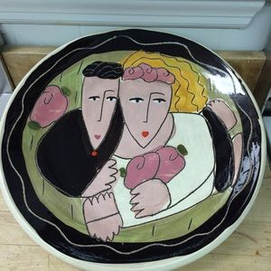 Sandra Magsamen Wedding Plate.