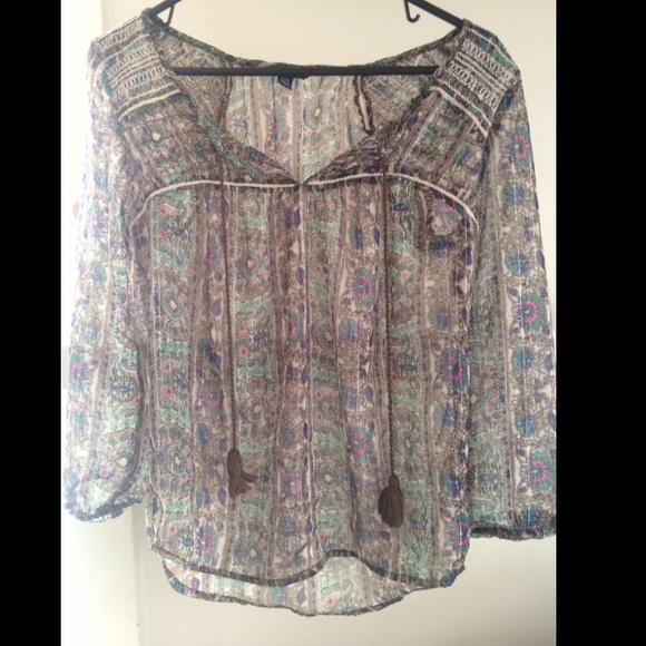 Patterned Blouse