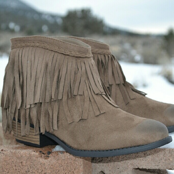 Sold Host pick!! <<Drivin Me Wild Fringe Booties > - Picture 2 of 3