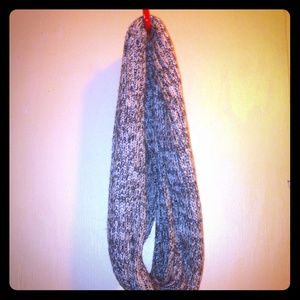 Knit Crochet infinity scarf