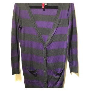 H&M striped cardigan