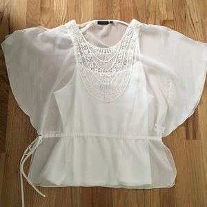 Boho style Apt.9 white blouse