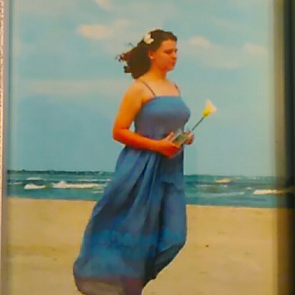 👗Blue Lapis Maxi Summer Dress - Picture 2 of 4