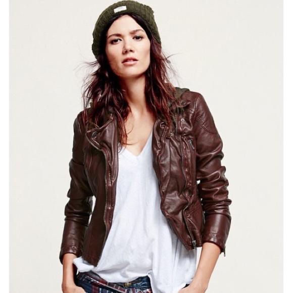 Free People Vegan Leather Jacket