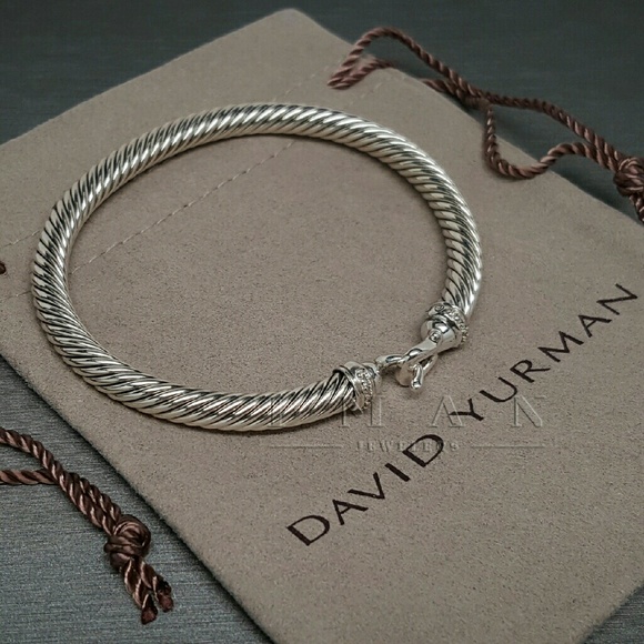 David Yurman Cable Buckle Bracelet Retail $550 - Picture 2 of 4