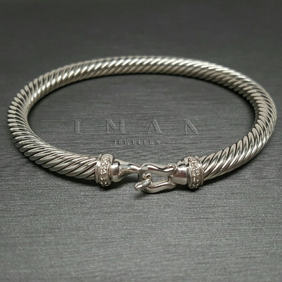 David Yurman Cable Buckle Bracelet Retail $550 - Picture 3 of 4