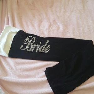 Bling bride yoga pants