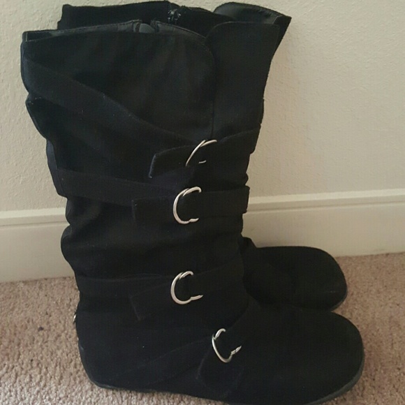Black boots