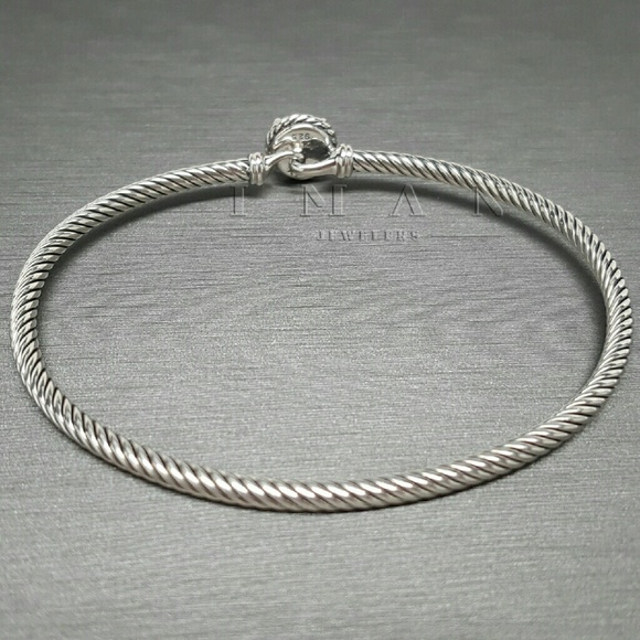 David Yurman 3mm Chatelaine Bracelet  Black Onyx - Picture 4 of 4