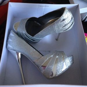 Silver heels