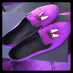Purple Giuseppe Zanotti Flats