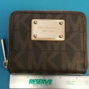 Michael Kors signature bifold wallet