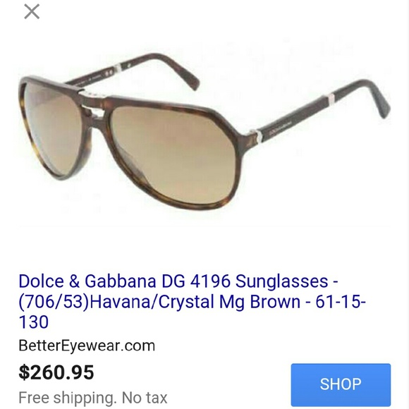 Authentic Fold up Dolce & gabbana aviator