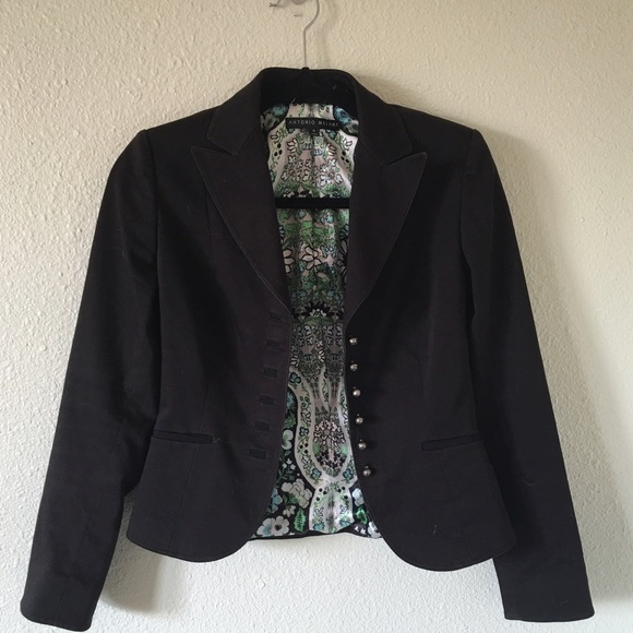 Black Jacket with Silk