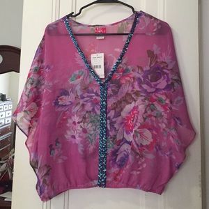 Free People Floral Blouse