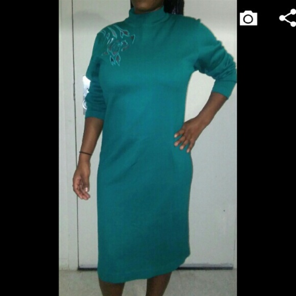 Classic green dress