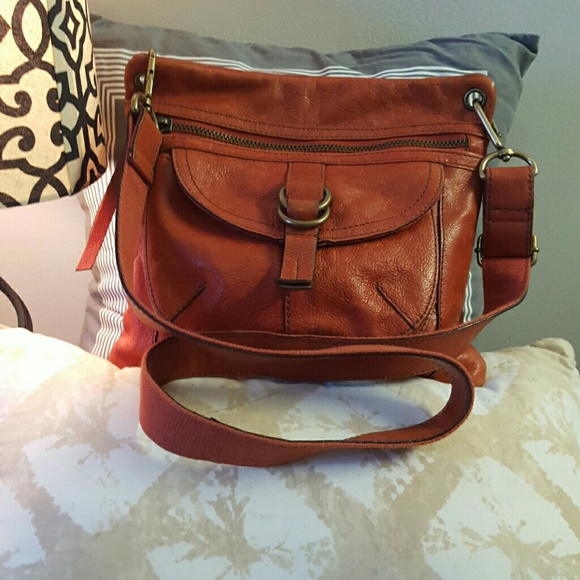 Authentic fossil crossbody bag