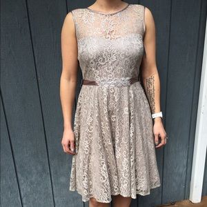 Betsy & Adam NEW shimmer lace party dress, size 6