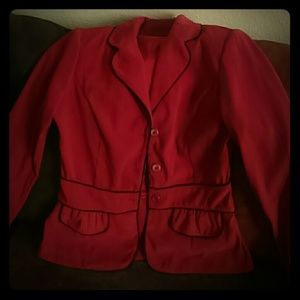 Red blazer