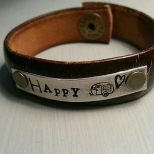 Leather cuff from boutique