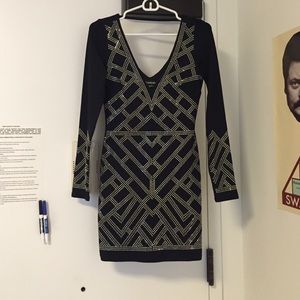 BRAND NEW, WORN ONCE. Tight mini black dress