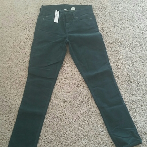 NWT J crew Skinny Corduroys Size 25 short