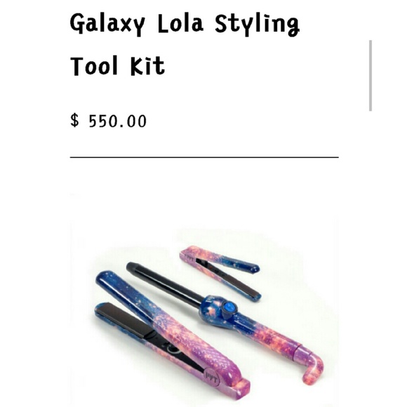 Galaxy Lola straighteners and curling wand