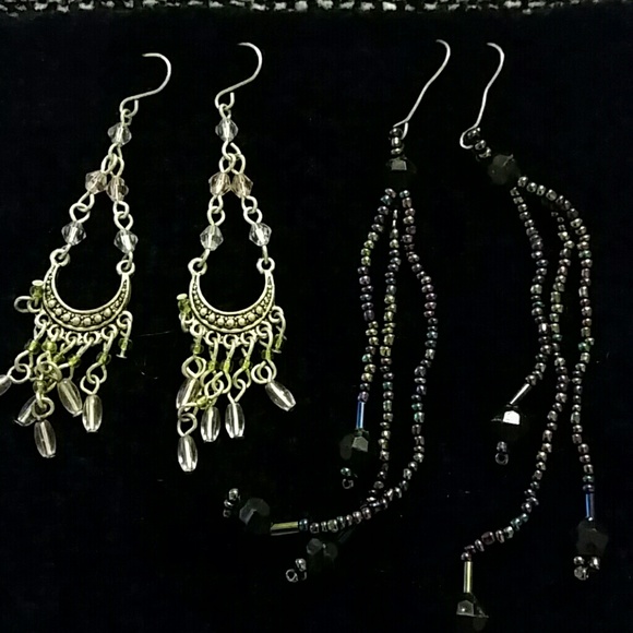 DONATED * Pink & Purple Earring Set - Picture 2 of 4