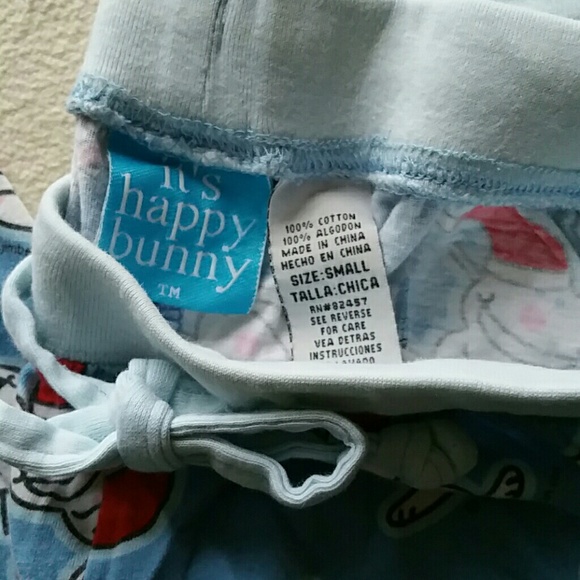 Happy Bunny Pajama Pants - Picture 4 of 4