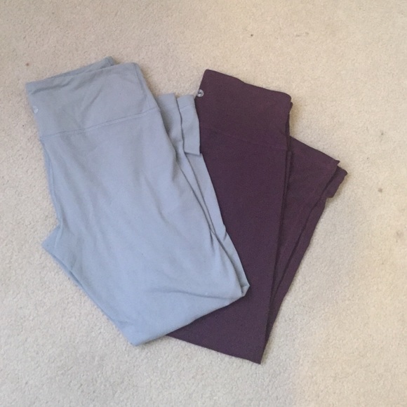 2 cropped leggings