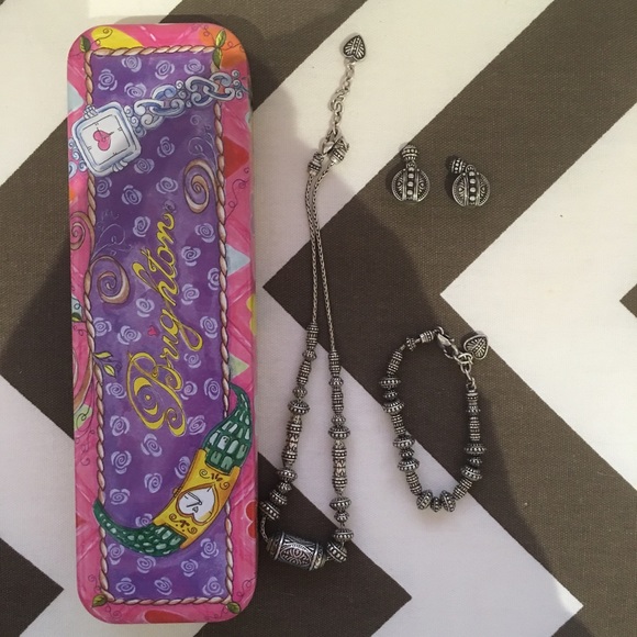 Brighton bracelet, necklace, earrings