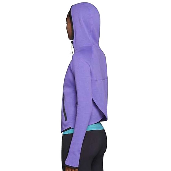 ‼️SOLD‼️ Nike Women's Tech Fleece Butterfly Hoodie Jacket💜 - Picture 3 of 4