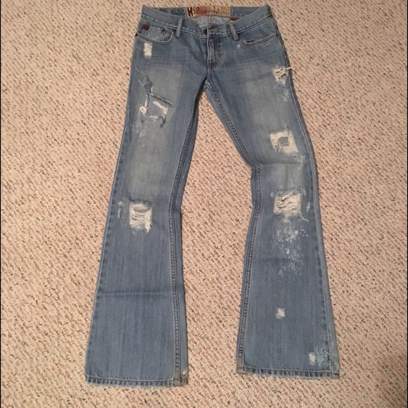 Distressed Hollister Jeans