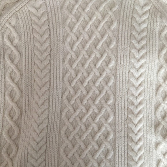 ***SOLD*** Madewell Cityblock Ivory Sweater - Picture 3 of 4