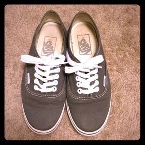 Grey Vans size 6