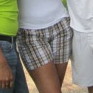 Plaid Bermuda shorts