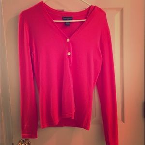 Banana Republic hot pink sweater set