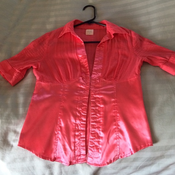 Hot pink blouse