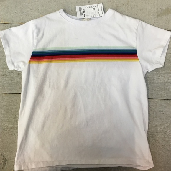 Brandy Melville rainbow shirt