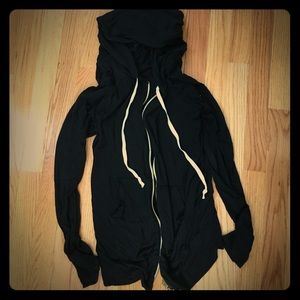 Brandy Melville Black Zip Hoodie