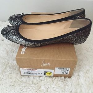 Christian Louboutin Glitter Ballet Flat size 9.5