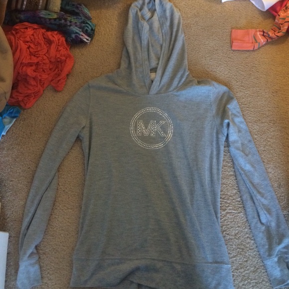 Michael Kors long sleeve gray shirt