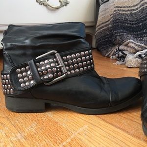 Ankle Studded Booties