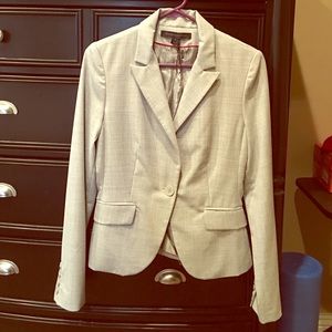 Express Light Grey Blazer